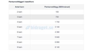 Flerbarnstillägg: En Översikt